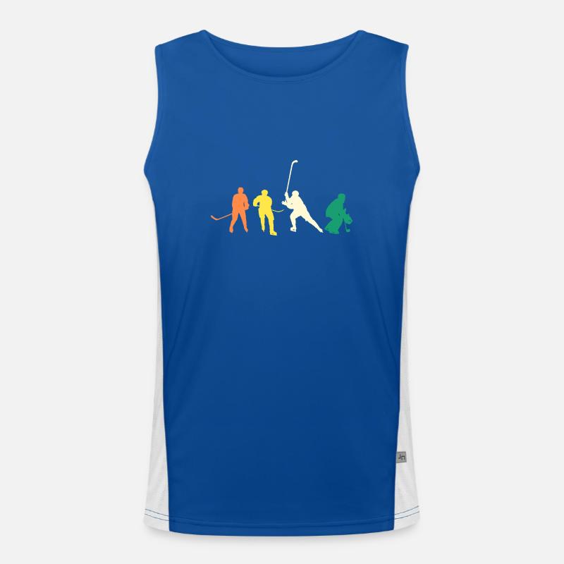 Eishockeyspieler Evolution Eishockey Funktionelles Kontrast-Tank Top für Männer 