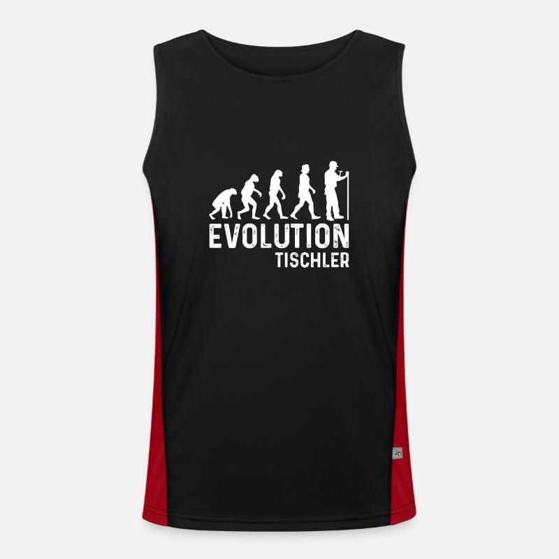 Carpenter s Evolution Carpenter s T Shirt Funktionelles Kontrast-Tank Top für Männer 