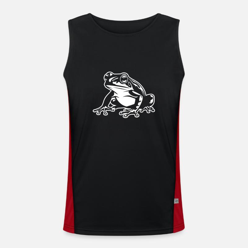 Frog Amphibian Toad Men's Functional Contrast Tank Top 