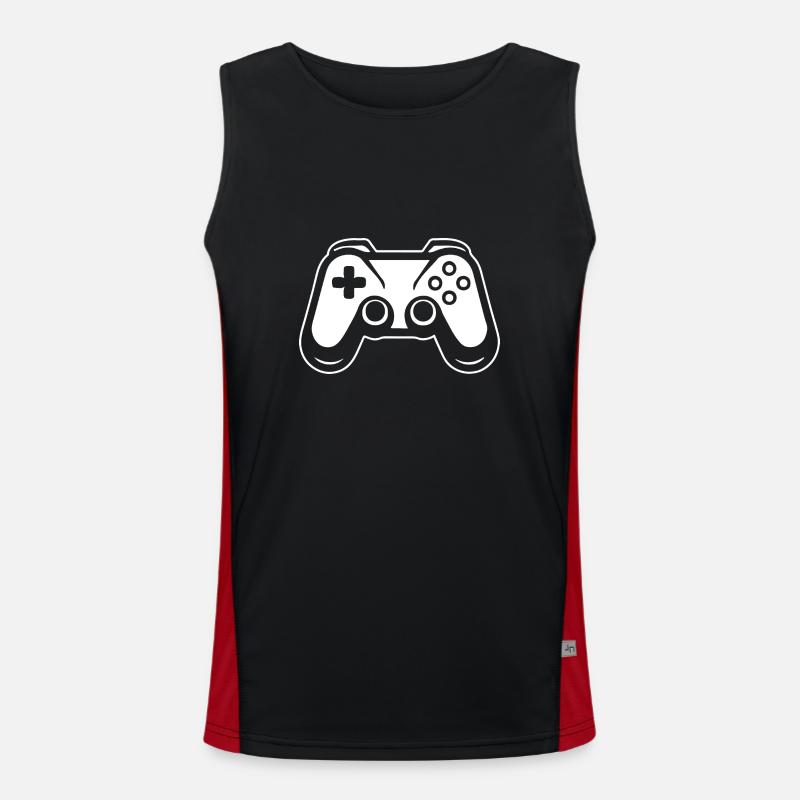 Controller Gaming Video Games Gamepad Men's Functional Contrast Tank Top 