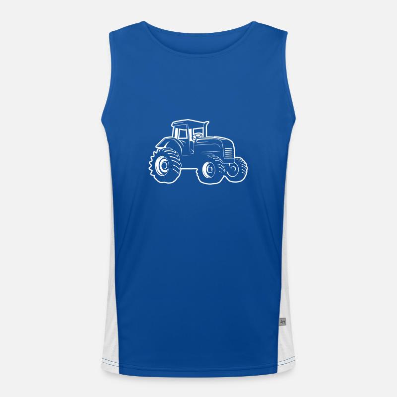 Traktor Funktionelles Kontrast-Tank Top für Männer 