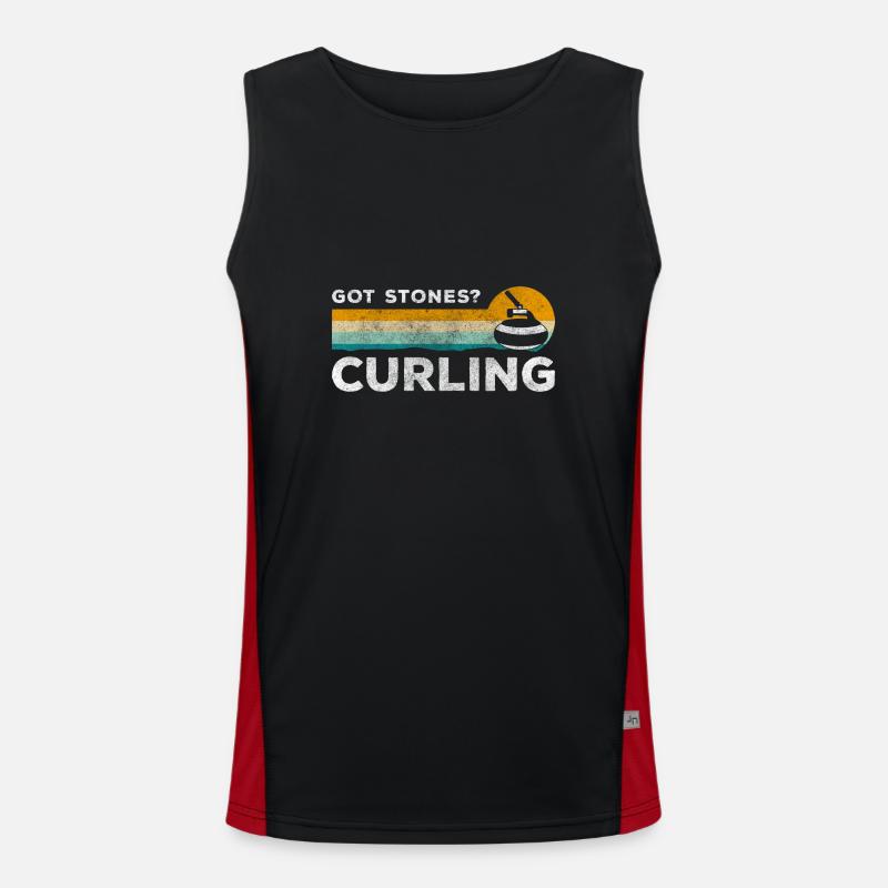Équipe de curling Débardeur respirant contrasté Homme 