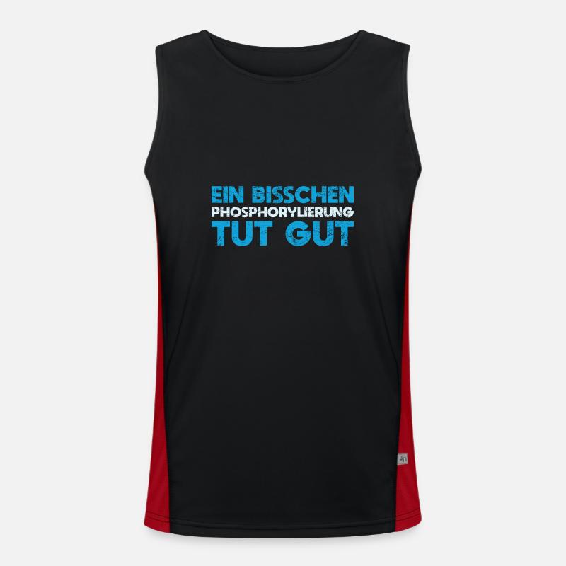 Ein Bisschen Phosphorylierung Tut Gut Funktionelles Kontrast-Tank Top für Männer 