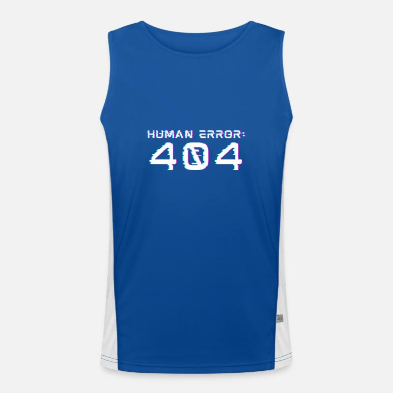 Human Error: 404 Men's Functional Contrast Tank Top 