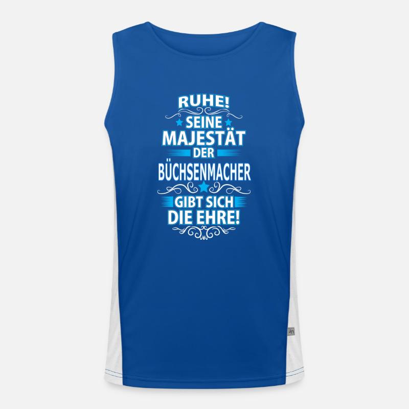 BÜCHSENMACHER Funktionelles Kontrast-Tank Top für Männer 
