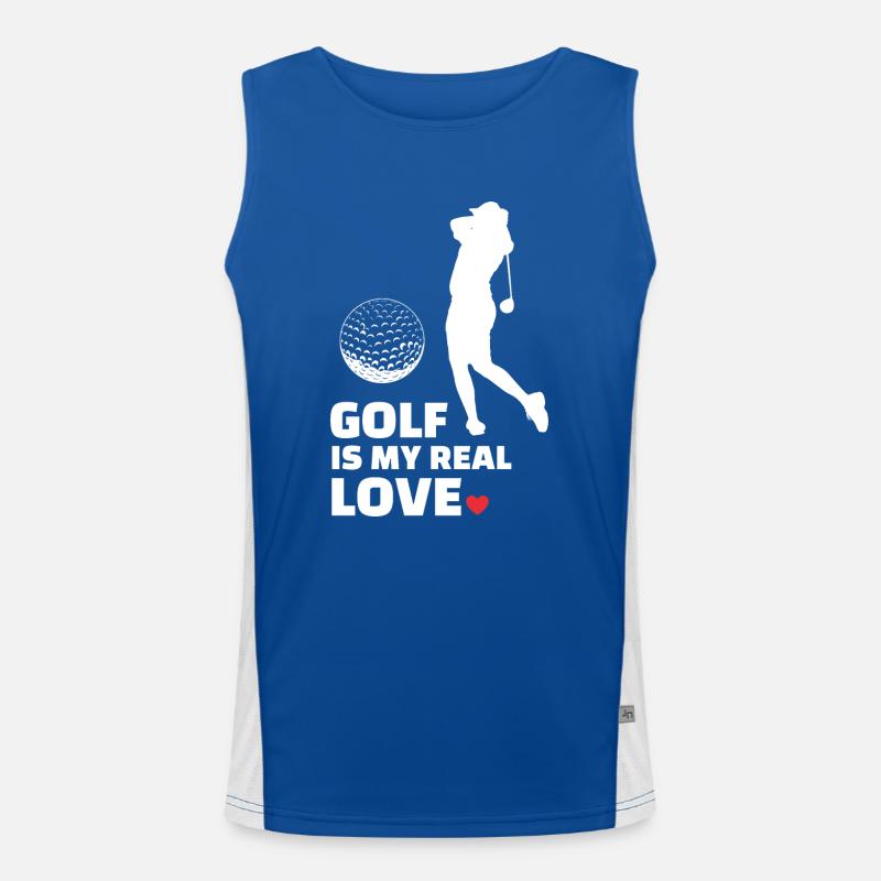 J’adore le golf Débardeur respirant contrasté Homme 