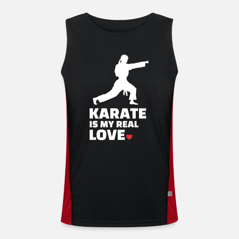 J’adore le karaté Débardeur respirant contrasté Homme 