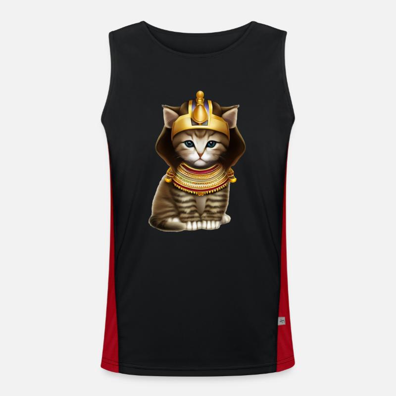 Chat pharaon égyptien Débardeur respirant contrasté Homme 