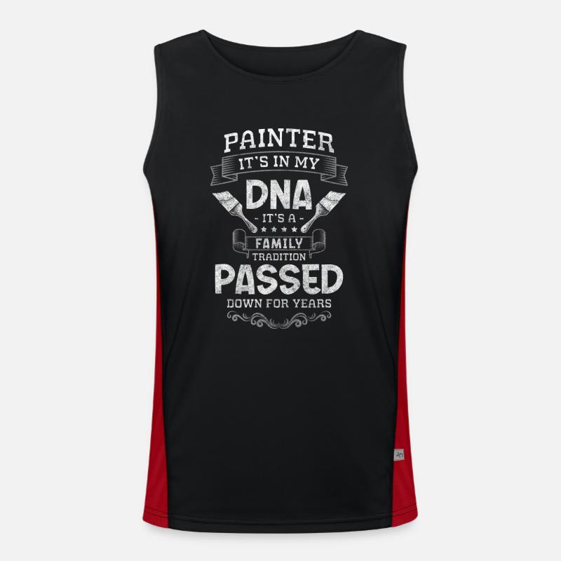 Varnisher Paint Paint Master Painter Men's Functional Contrast Tank Top 