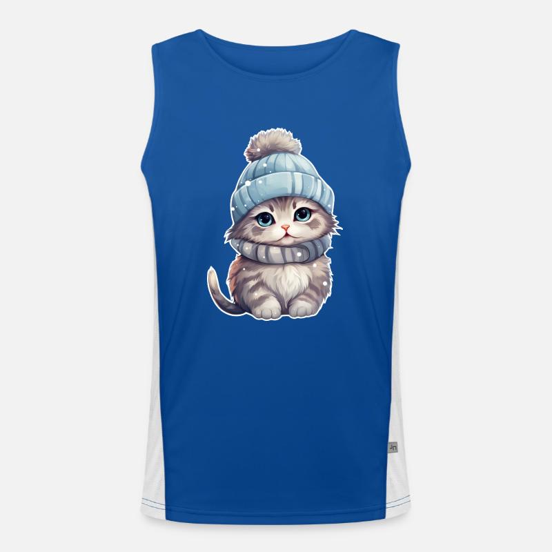 Chat d’hiver Débardeur respirant contrasté Homme 