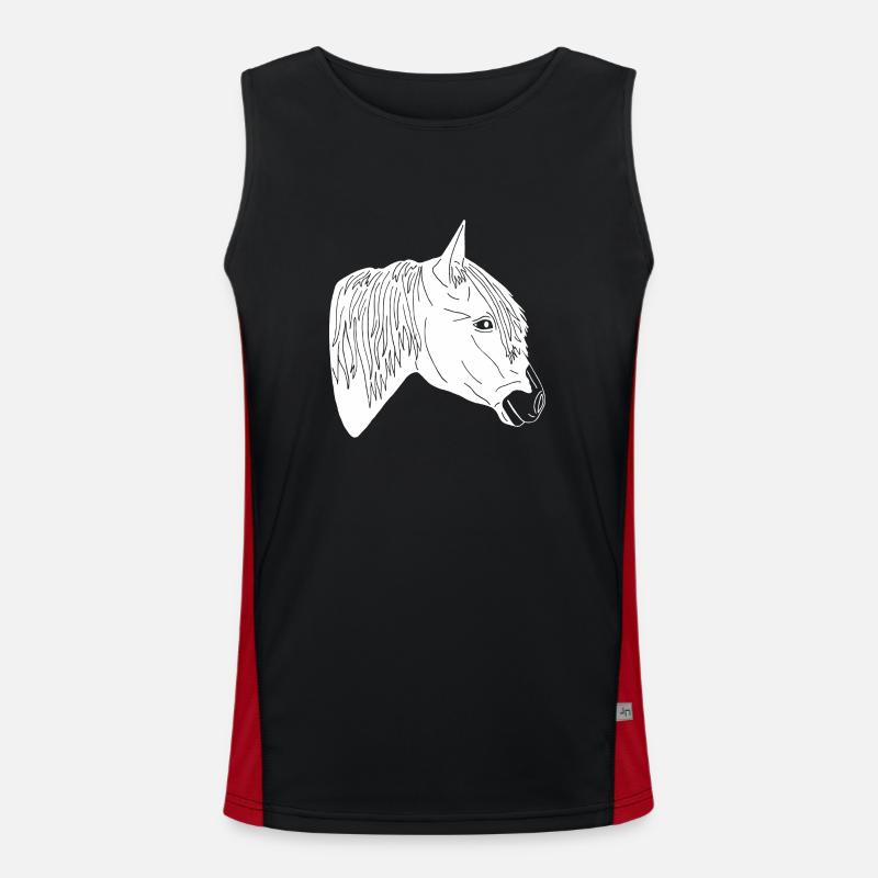 Irish Tinker Funktionelles Kontrast-Tank Top für Männer 