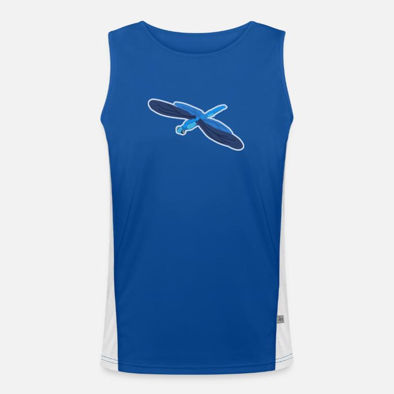 Libelle Funktionelles Kontrast-Tank Top für Männer 