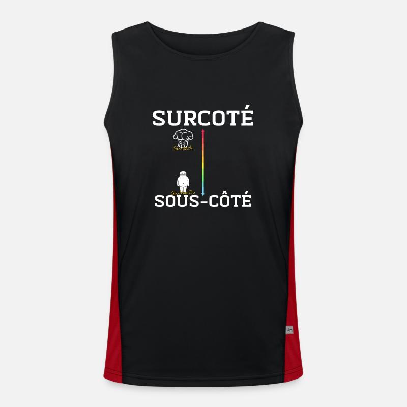 Surcoté Six pack Sous côté Six MacDo Débardeur respirant contrasté Homme 