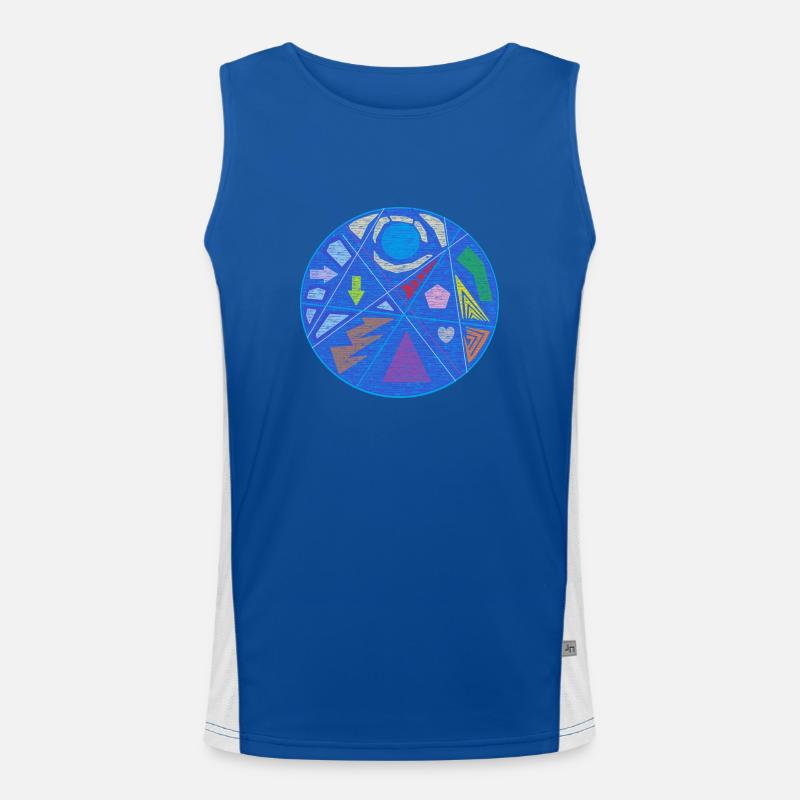 Gesprächsstarter Funktionelles Kontrast-Tank Top für Männer 