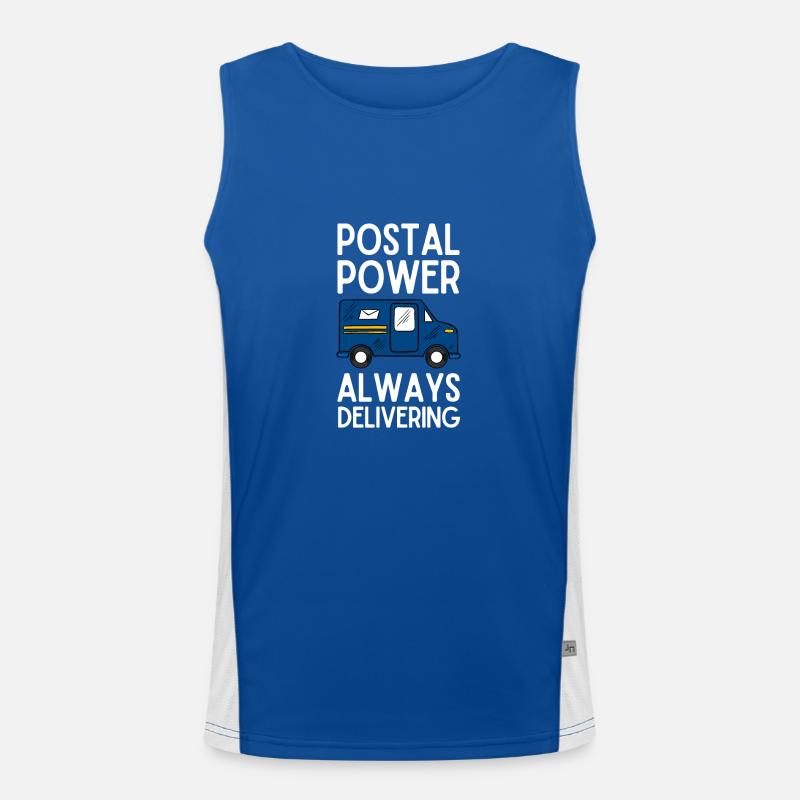 Postman Postman Postman Postman Men's Functional Contrast Tank Top 