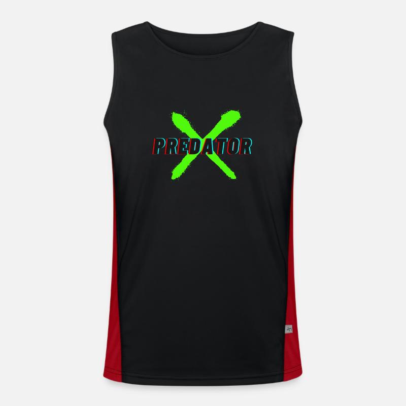 Predator Funktionelles Kontrast-Tank Top für Männer 