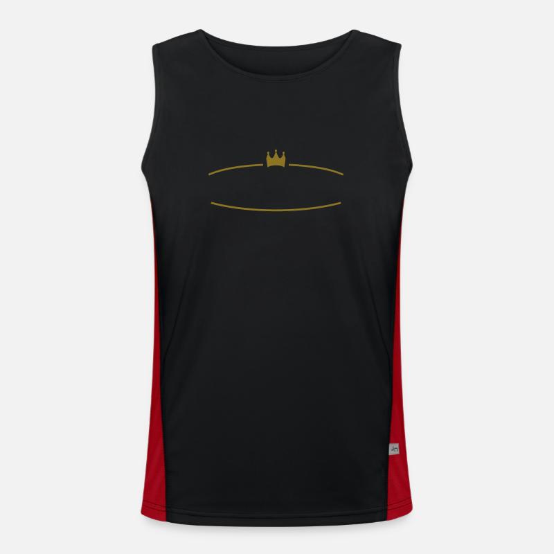königliche Deko / royal deco element (1c) Men's Functional Contrast Tank Top 