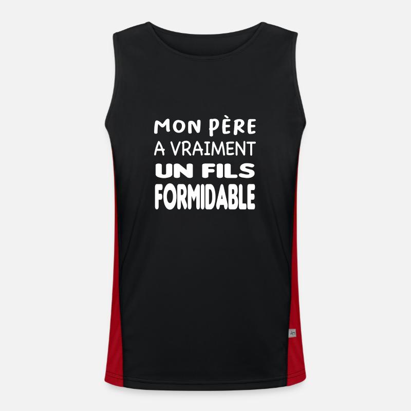 Fils formidable Débardeur respirant contrasté Homme 