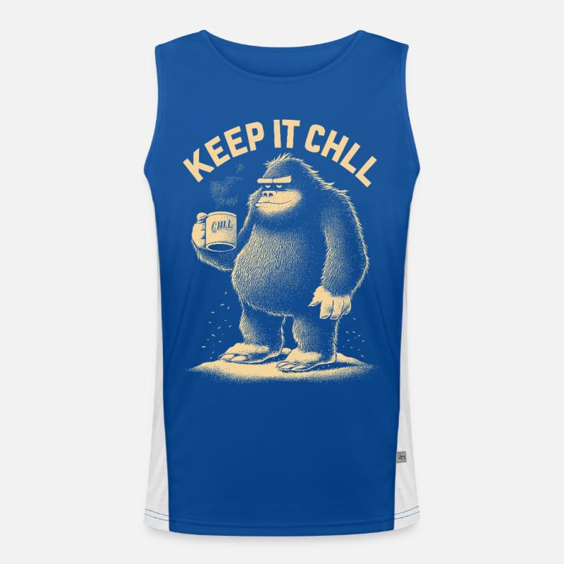 Restez détendu Débardeur respirant contrasté Homme 