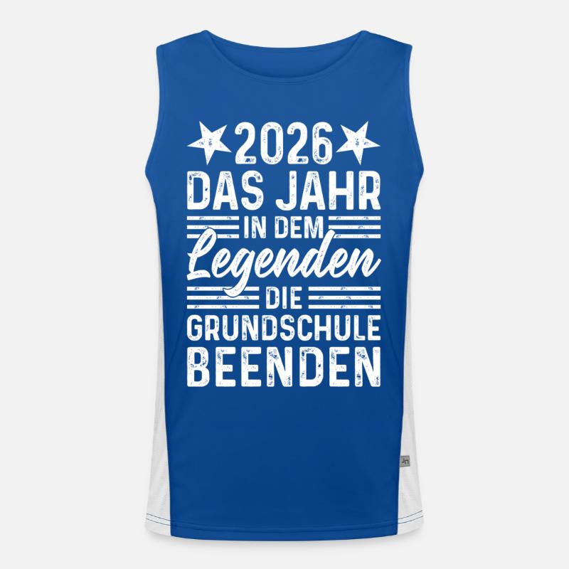 Année 2026 Legends End École primaire Débardeur respirant contrasté Homme 
