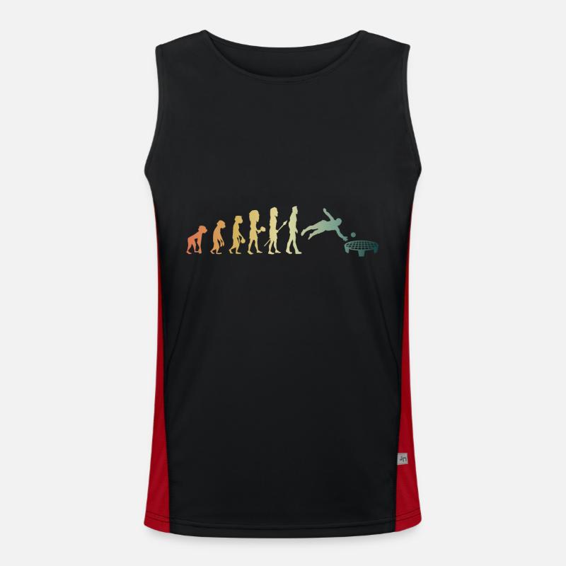 Spikeball - Évolution de Roundnet Débardeur respirant contrasté Homme 