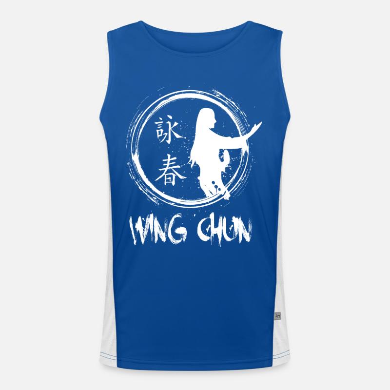 Wing chun Wingtsun Men's Functional Contrast Tank Top 