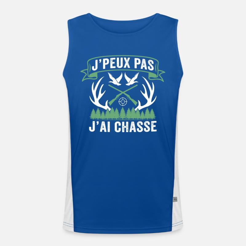 je peux pas j'ai chasse Débardeur respirant contrasté Homme 