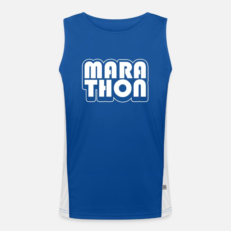 Marathon Débardeur respirant contrasté Homme 