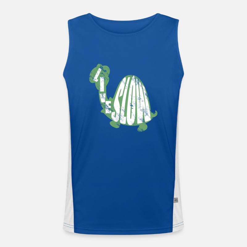 Schildkröte Funktionelles Kontrast-Tank Top für Männer 
