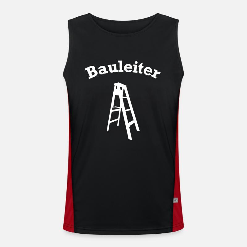 Bauleiter Baustellenleiter Funktionelles Kontrast-Tank Top für Männer 