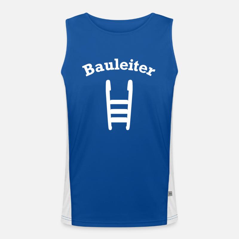Bauleiter Baustellenleiter Funktionelles Kontrast-Tank Top für Männer 