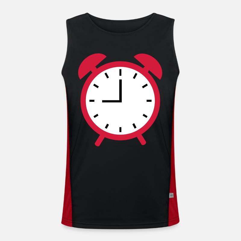 Wecker Funktionelles Kontrast-Tank Top für Männer 