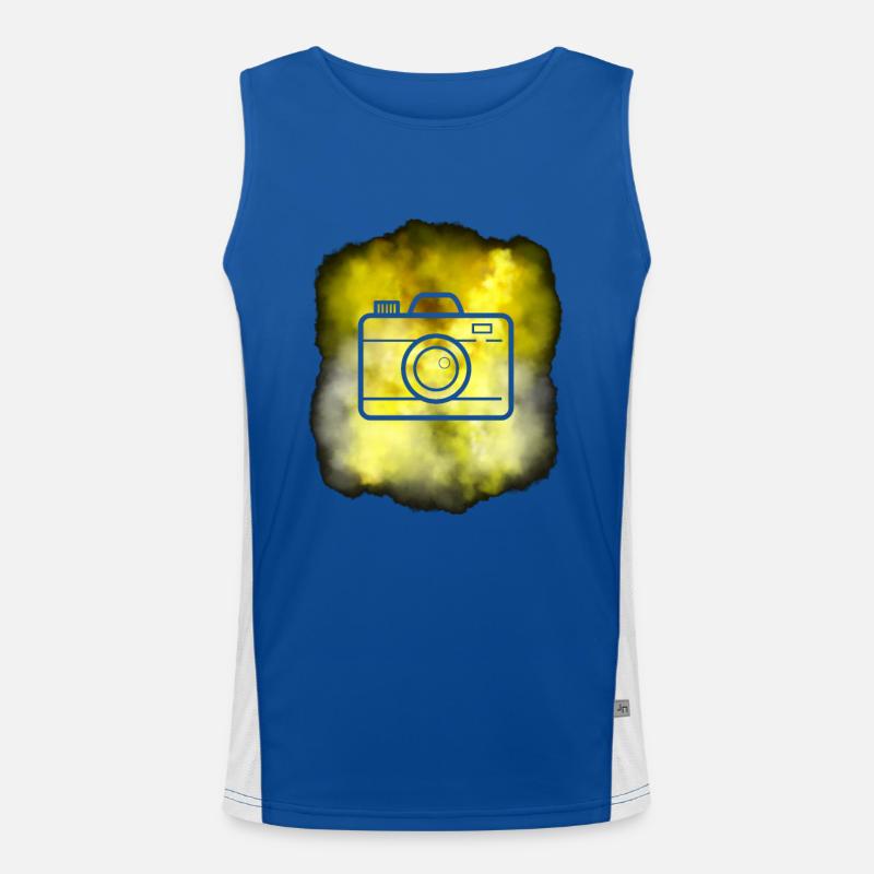 Camera Men's Functional Contrast Tank Top 
