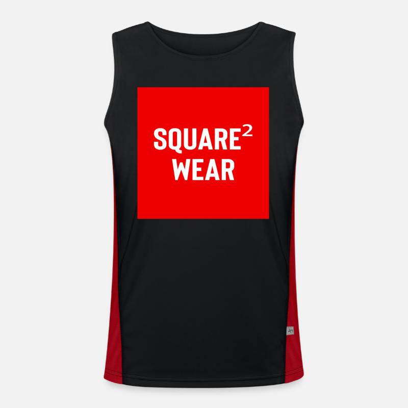 Square Streetwear: Fun & Clear Statement Débardeur respirant contrasté Homme 