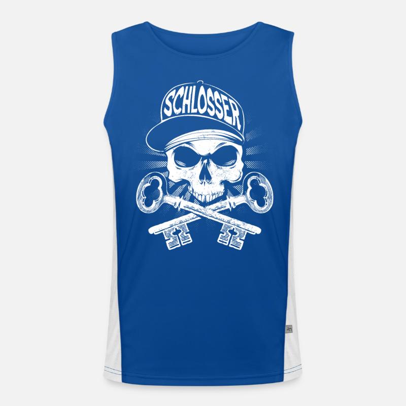 Schlosser Funktionelles Kontrast-Tank Top für Männer 
