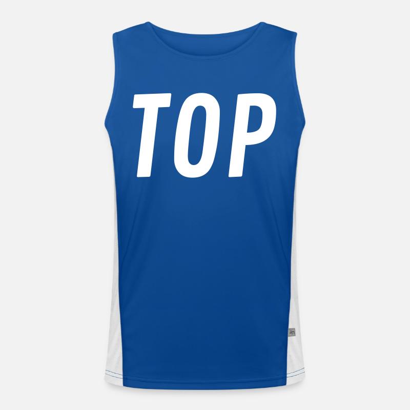 Top or Bottom Men's Functional Contrast Tank Top 