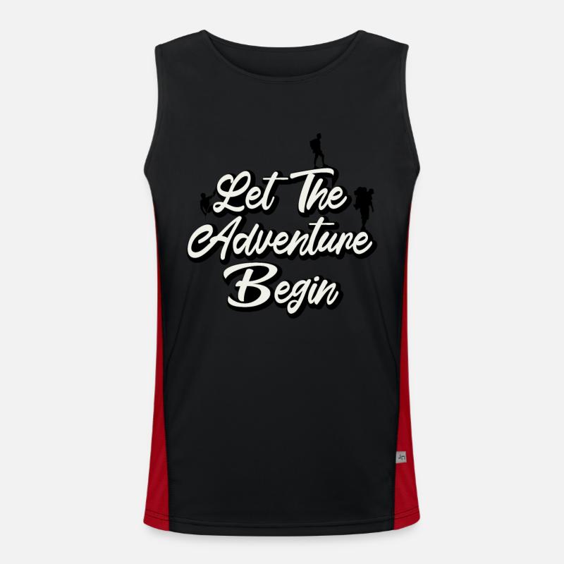 L'aventure attend Débardeur respirant contrasté Homme 