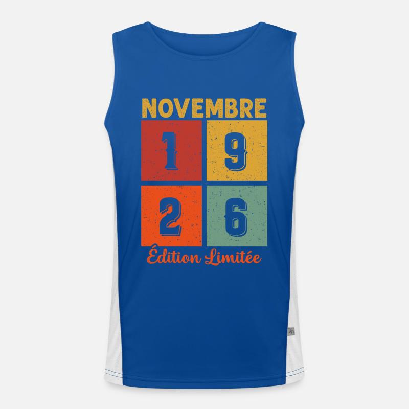 Novembre 1926 Édition limitée Débardeur respirant contrasté Homme 