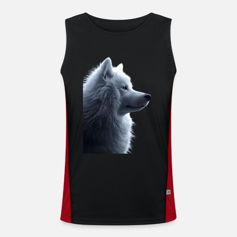 Samoyed Men's Functional Contrast Tank Top 