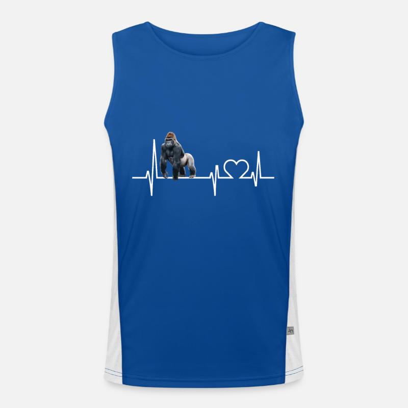 Gorille Débardeur respirant contrasté Homme 