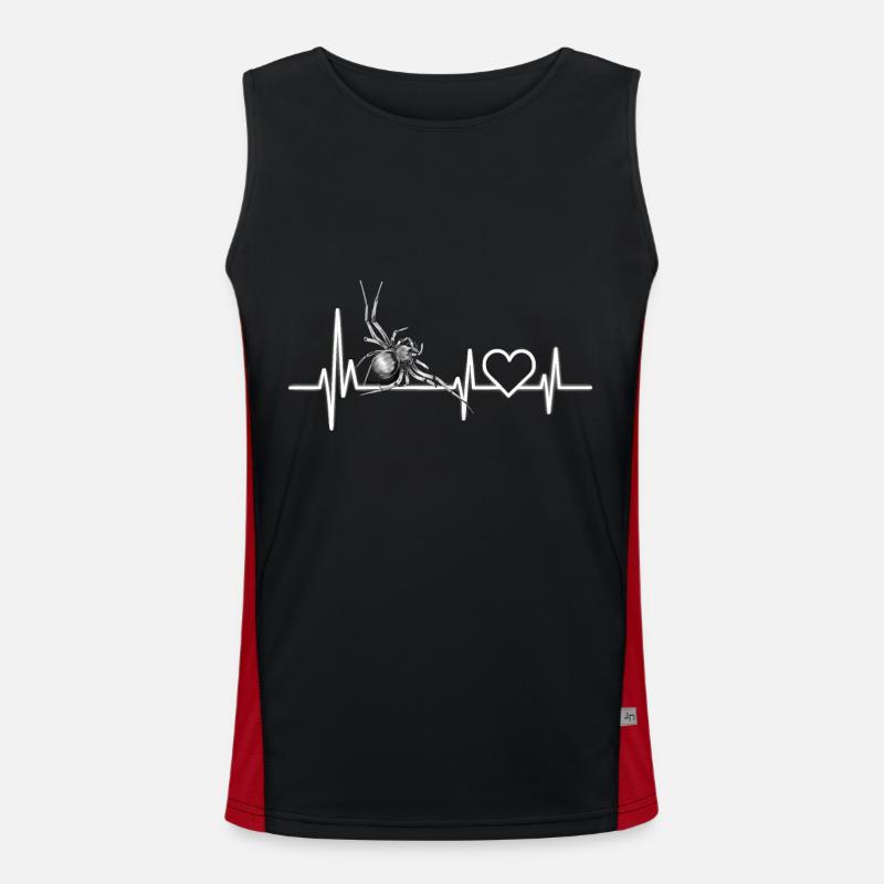 Spinne Funktionelles Kontrast-Tank Top für Männer 
