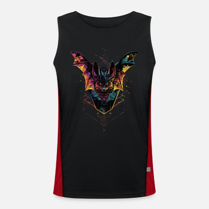 Schläger Funktionelles Kontrast-Tank Top für Männer 