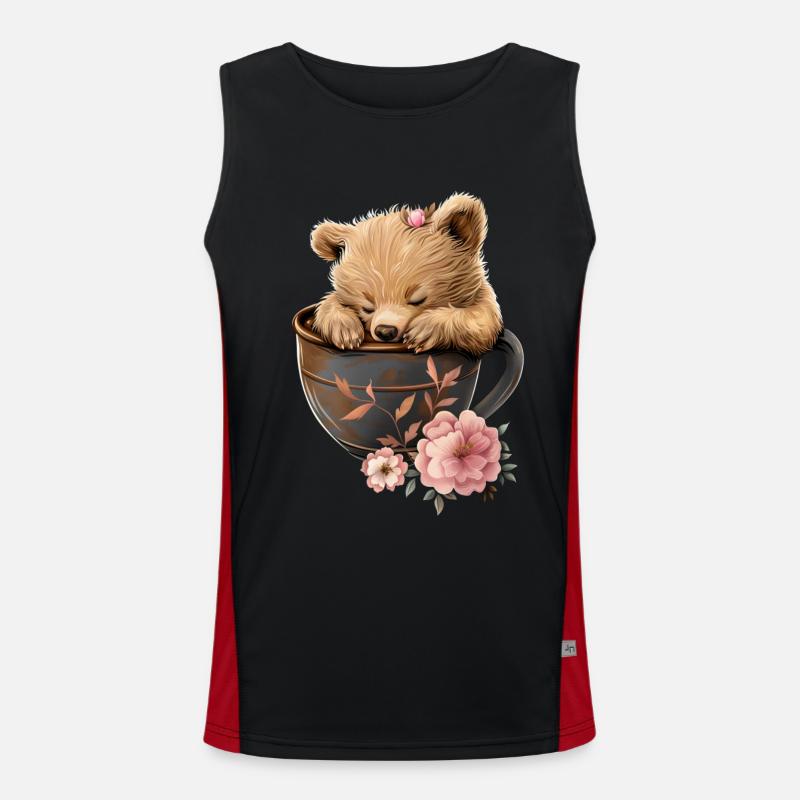 Tragen Funktionelles Kontrast-Tank Top für Männer 