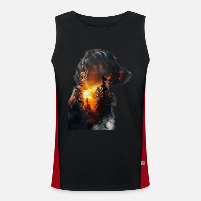 Bouvier bernois Débardeur respirant contrasté Homme 