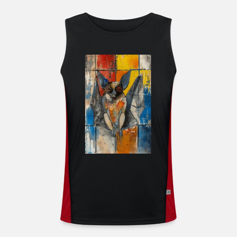 Schläger Funktionelles Kontrast-Tank Top für Männer 