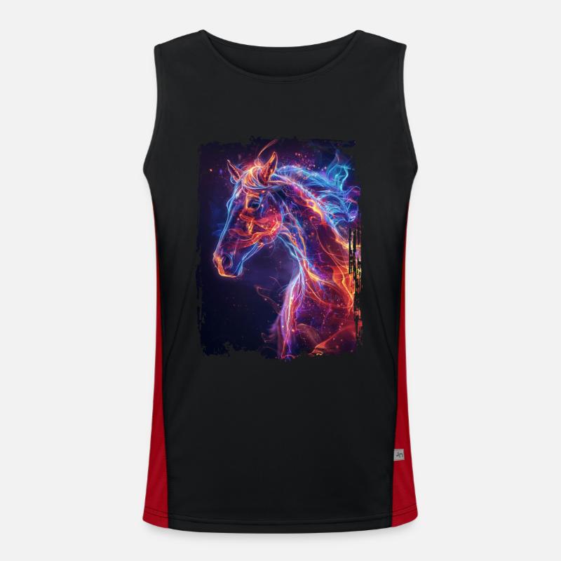 Cheval Débardeur respirant contrasté Homme 