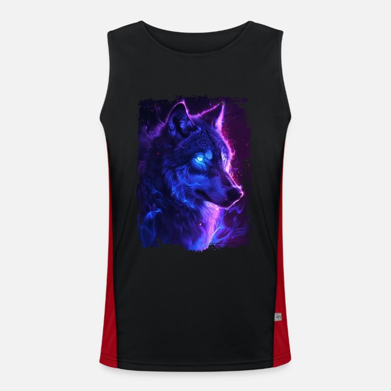 Loup Débardeur respirant contrasté Homme 