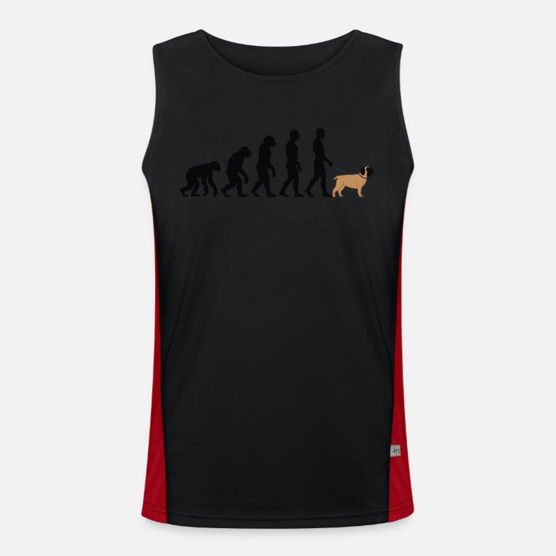 Dogue anglais Débardeur respirant contrasté Homme 