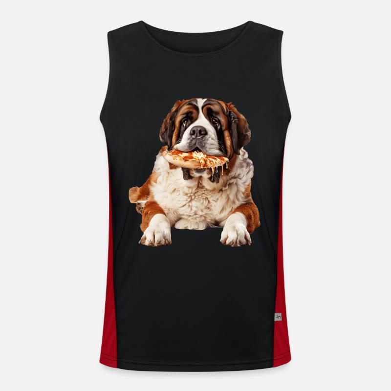 Bernhardiner Funktionelles Kontrast-Tank Top für Männer 