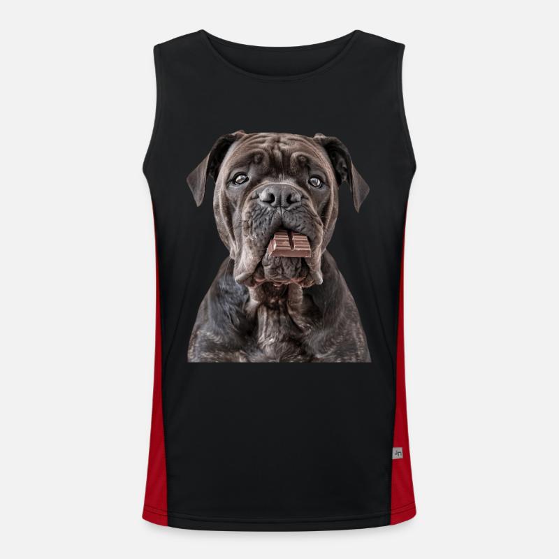 Cane corso Débardeur respirant contrasté Homme 